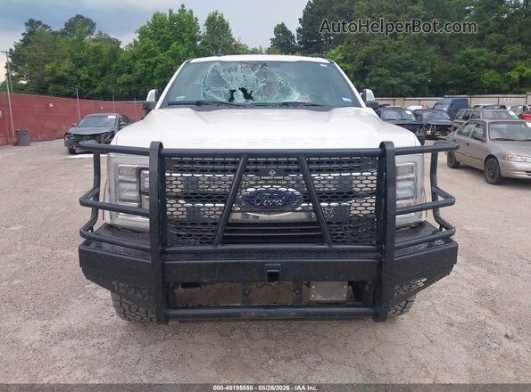 1FT7W2BT2KEG71806 2019 FORD F-250 White Widok zestawu wskaźników