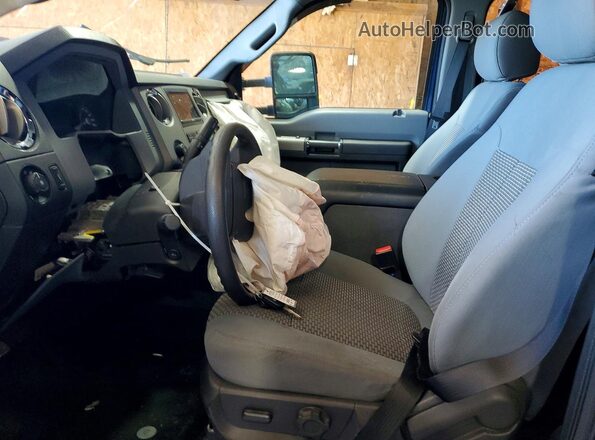 1FT7W2BT3GEC96211 2016 FORD F250 Blue Вид салону спереду