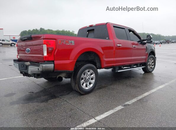 1FT7W2BT3HEC61234 2017 FORD F-250 Maroon უკანა მარჯვენა