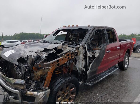 1FT7W2BT3HEC61234 2017 FORD F-250 Maroon წინა ხედი