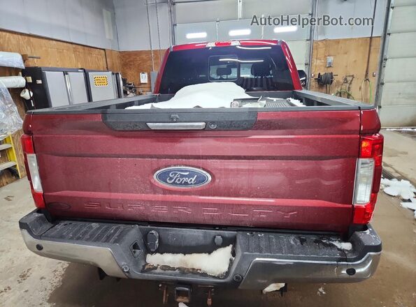 1FT7W2BT3HED06589 2017 FORD F Red Հետևի տեսք