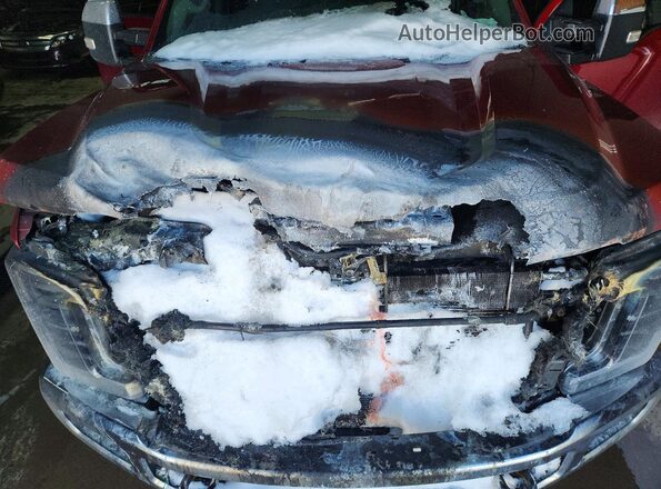 1FT7W2BT3HED06589 2017 FORD F Red Սալոնի հետևի տեսք