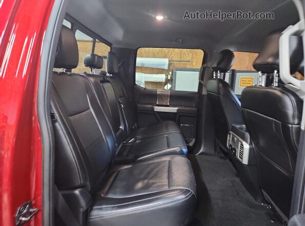 1FT7W2BT3HED06589 2017 FORD F Red Հետևի նստատեղերի տեսք