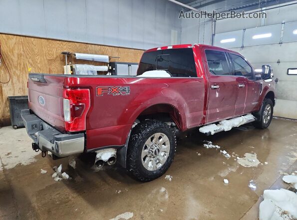 1FT7W2BT3HED06589 2017 FORD F Red Հետևի աջ