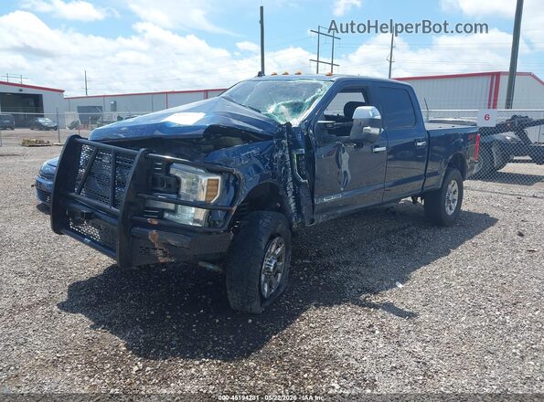 1FT7W2BT3KEF27441 2019 FORD F-250 Blue Առջևի ձախ երեք քառորդ տեսարան