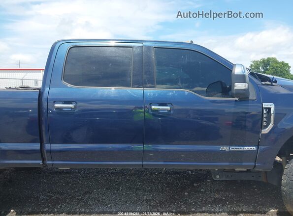 1FT7W2BT3KEF27441 2019 FORD F-250 Blue Սալոնի հետևի տեսք
