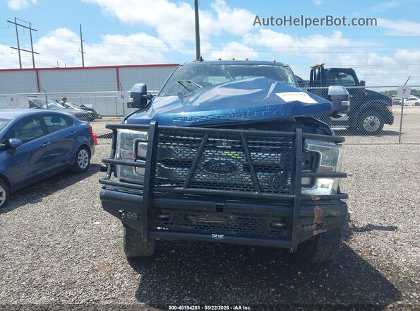 1FT7W2BT3KEF27441 2019 FORD F-250 Blue Սարքավորումների վահանակի տեսք