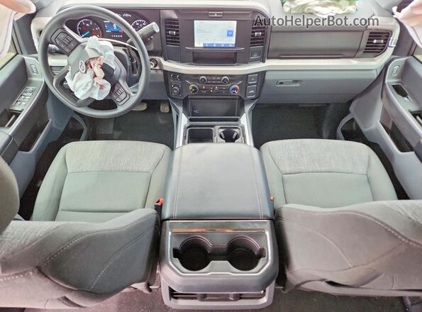 1FT7W2BT3SEC60057 2025 FORD F250 White Dashboard view