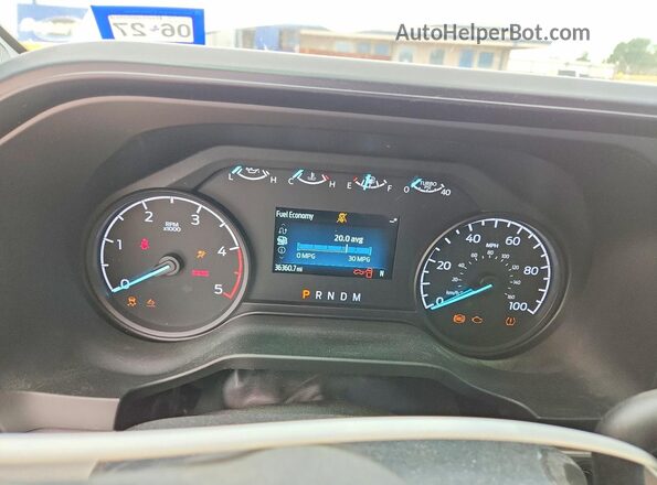 1FT7W2BT3SEC60057 2025 FORD F250 White Instrument cluster view