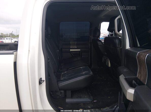 1FT7W2BT4HEE91414 2017 FORD F-250 White VIN კოდის სტიკერის ხედი