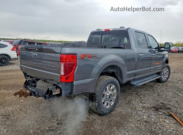 1FT7W2BT4MED87452 2021 FORD F250 Silver Tył prawy