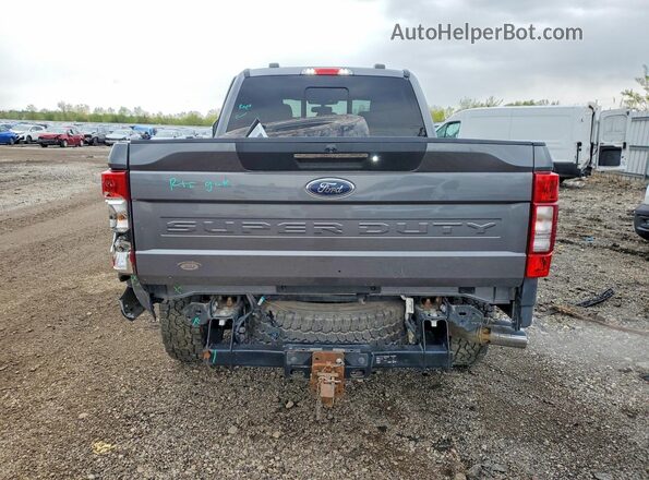 1FT7W2BT4MED87452 2021 FORD F250 Silver Widok z tyłu