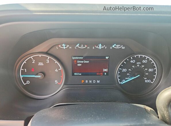 1FT7W2BT4TEC23813 2026 FORD F250 White Instrument cluster view