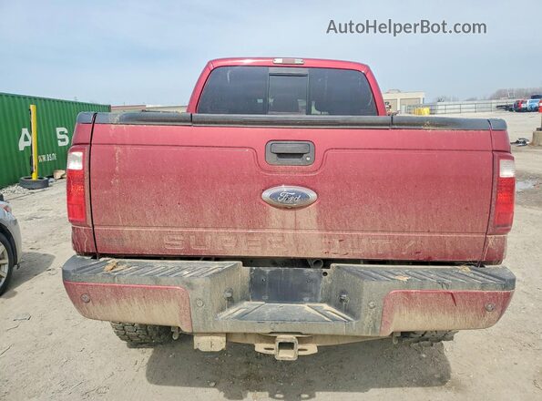 1FT7W2BT5GED07015 2016 FORD F250 Burgundy Widok z tyłu
