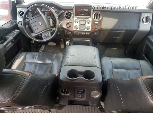 1FT7W2BT5GED07015 2016 FORD F250 Burgundy Widok deski rozdzielczej