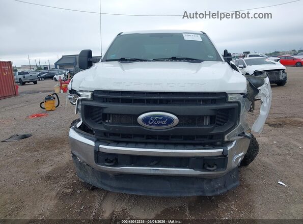 1FT7W2BT5MEC87568 2021 FORD F-250 White Սարքավորումների վահանակի տեսք