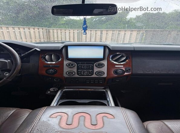 1FT7W2BT6GEB02576 2016 FORD F250 Burgundy Вид щитка приладів