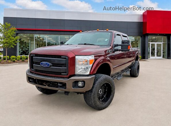 1FT7W2BT6GEB02576 2016 FORD F250 Burgundy Задня ліва чверть