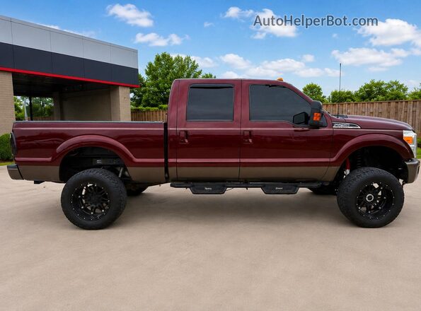 1FT7W2BT6GEB02576 2016 FORD F250 Burgundy Вид задньої частини салону