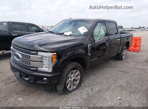 1FT7W2BT6JEB07476 2018 FORD F-250 Черный Передняя левая четверть