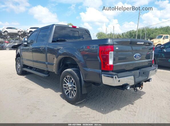 1FT7W2BT6KEE52296 2019 FORD F-250 Gray Trasero izquierdo