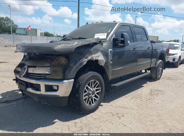 1FT7W2BT6KEE52296 2019 FORD F-250 Gray Vista tres cuartos delantera izquierda