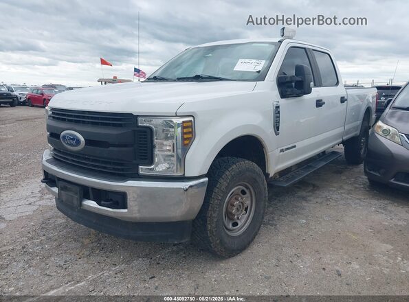 1FT7W2BT6KEF54746 2019 FORD F-250 White Առջևի ձախ երեք քառորդ տեսարան