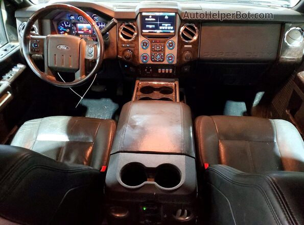 1FT7W2BT7GEC09958 2016 FORD F250 Черный Вид панели приборов