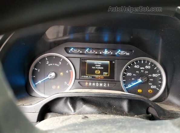 1FT7W2BT8HEC18668 2017 FORD F250 Белый Вид щитка приборов