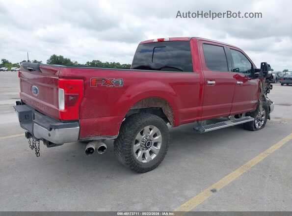 1FT7W2BT8HEC21165 2017 FORD F-250 Red უკანა მარჯვენა