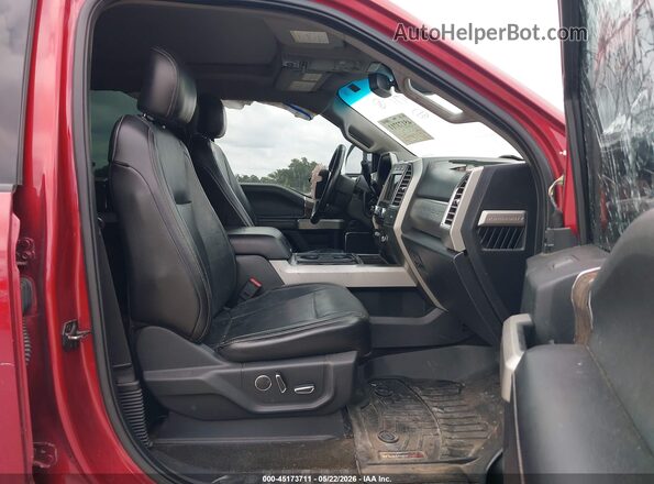 1FT7W2BT8HEC21165 2017 FORD F-250 Red წინა სალონის ხედი