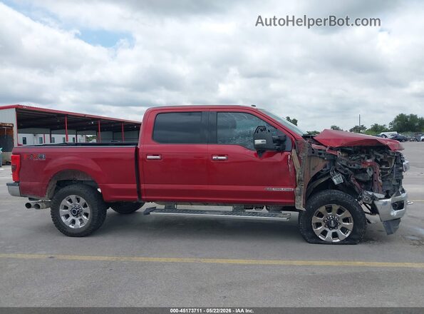 1FT7W2BT8HEC21165 2017 FORD F-250 Red სალონის 360-გრადუსიანი ხედი
