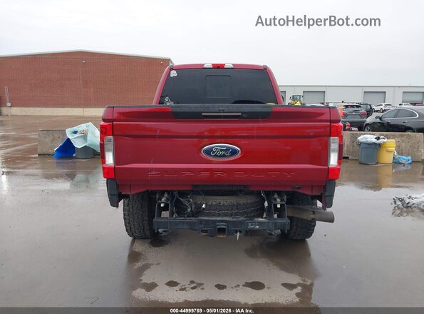 1FT7W2BT8HEF45605 2017 FORD F-250 Красный 