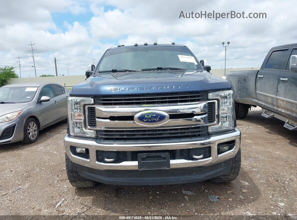 1FT7W2BT8JEC90668 2018 FORD F-250 Dark Blue Dashboard view