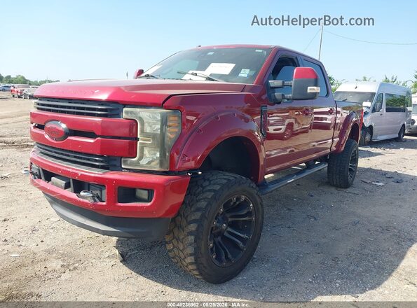 1FT7W2BT9JEB27690 2018 FORD F-250 Red Передня ліва чверть