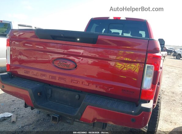 1FT7W2BT9JEB27690 2018 FORD F-250 Red Задня права чверть