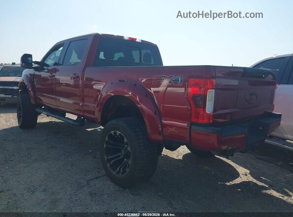 1FT7W2BT9JEB27690 2018 FORD F-250 Red Задня ліва чверть