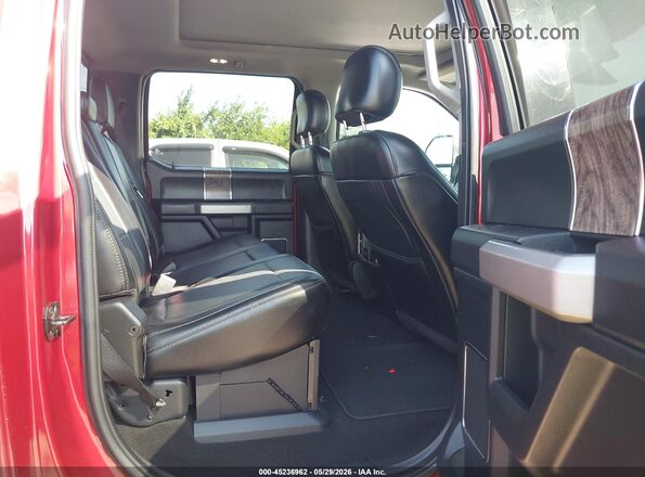 1FT7W2BT9JEB27690 2018 FORD F-250 Red Вид наклейки з VIN-кодом