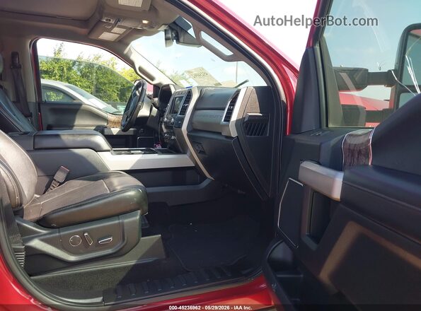 1FT7W2BT9JEB27690 2018 FORD F-250 Red Вид салону спереду