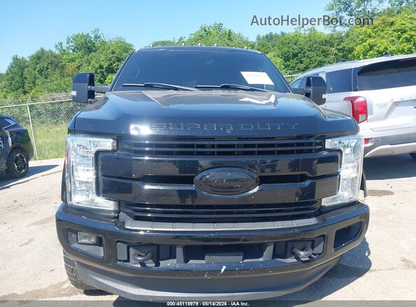 1FT7W2BTXHEB32794 2017 FORD F-250 Black Вид щитка приладів