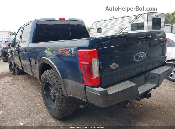 1FT7W2BTXHEC14461 2017 FORD F-250 Blue Հետևի ձախ