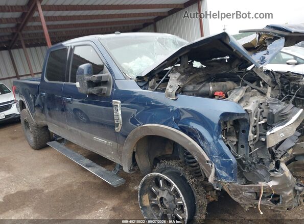 1FT7W2BTXHEC14461 2017 FORD F-250 Blue Սալոնի հետևի տեսք