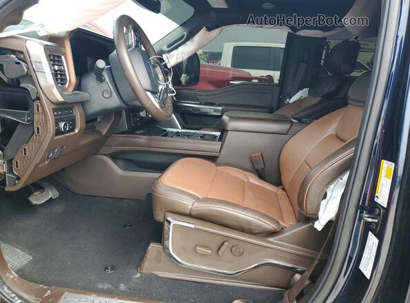 1FT8W2BM4RED20094 2024 FORD F250 Blue Вид салону спереду