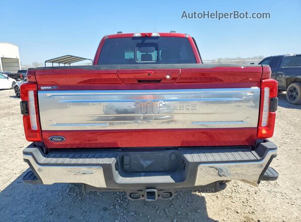 1FT8W2BN9TED02755 2026 FORD F250 Red Вид ззаду