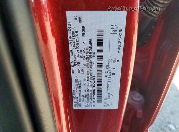 1FT8W2BN9TED02755 2026 FORD F250 Red Вид підкапотного простору