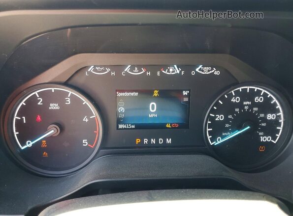 1FT8W2BT5REF42652 2024 FORD F250 Black Widok zestawu wskaźników