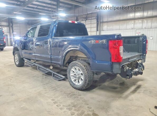 1FT8W3BN1LEE19705 2020 FORD F350 Blue უკანა მარცხენა