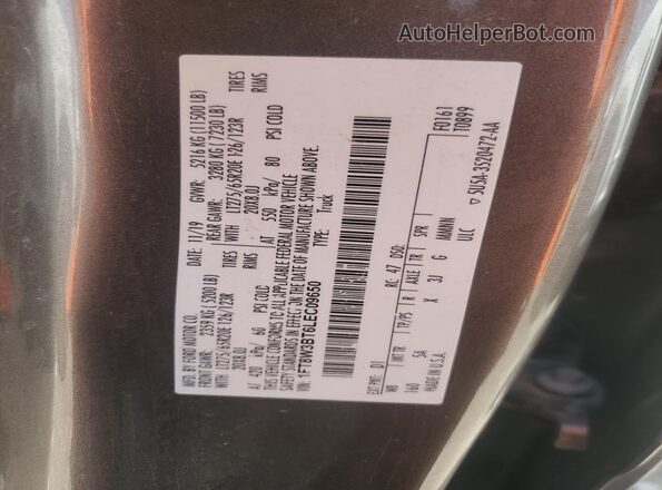 1FT8W3BT6LEC09650 2020 FORD F350 Коричневый 