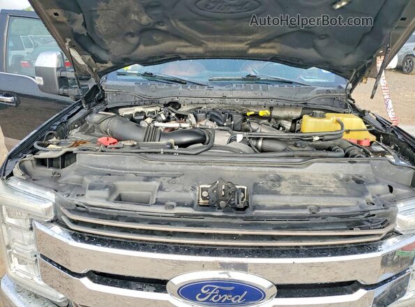 1FT8W3DT4KEE64003 2019 FORD F350 Black Вид задньої частини салону