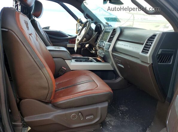 1FT8W3DT4KEE64003 2019 FORD F350 Black Вид салону спереду